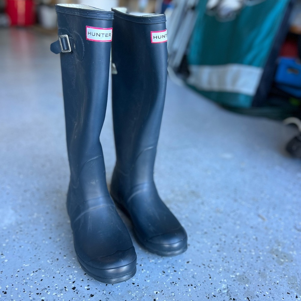 Hunter Black Rain Boots
